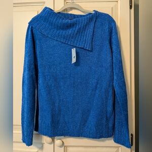 Worthington Royal Blue Shawl Neck Super Soft Sweater NWT